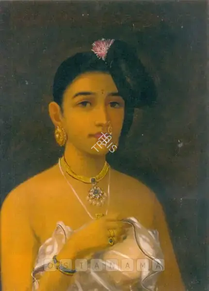 Varma, Raja Ravi (Artist). Maliyali Beauty, n.d. | Painting, Ch.NeY/23.09.04, 2004 · Christie's