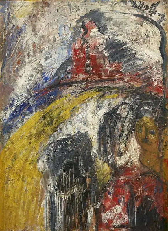 Mookherjea, Sailoz (Artist). Untitled, n.d. | Painting, AG.Onl/19.11.20, 2020 · Asta Guru