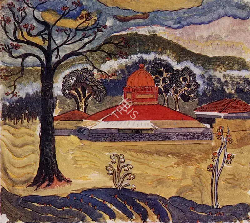 Shankar Palsikar (Artist), Vajreshwari, 1954, Painting