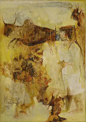 Ali, J. Sultan (Artist). Old Shepherd, 1965 | Painting, So.NeY/16.03.20, 2020 · Sotheby's