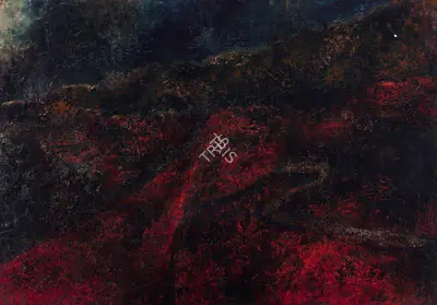 Akbar Padamsee (Artist), Classic Metascape, 1961, Painting