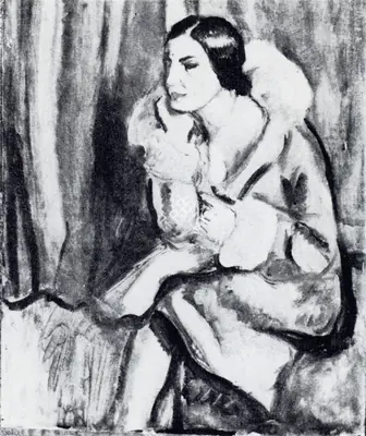 Amrita Sher-Gil (Artist), Self Portrait, 1930, Painting