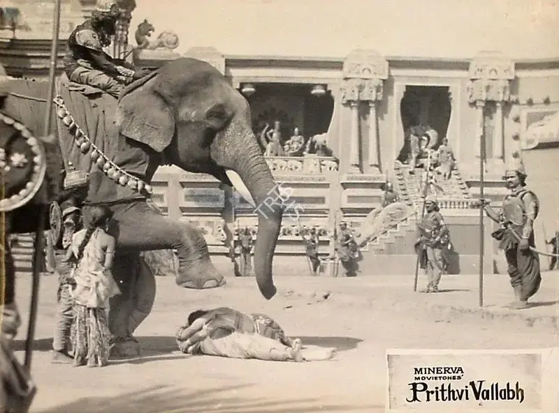 Sohrab Modi (Director), Prithvi Vallabh, 1943, Lobby Card
