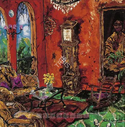 Nikhil Chaganlal (Artist), Interior, 2003, Painting