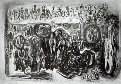 Ambadas (Artist), Ediment of Time, Painting