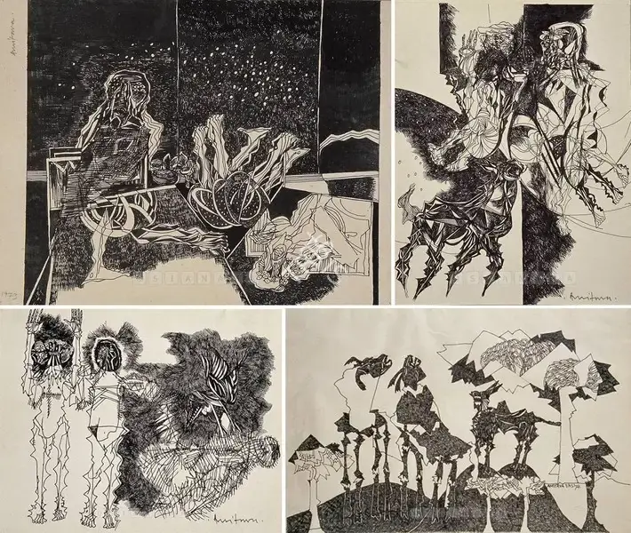 Amitava Das (Artist), Untitled, Drawing