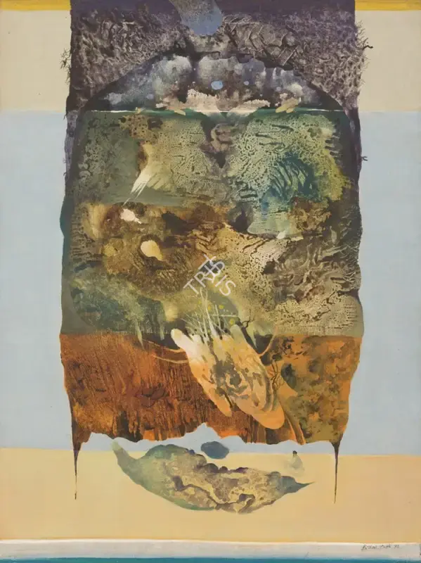 Dasgupta, Bimal (Artist). Untitled, 1990 | Painting, Sa.Onl/19.06.25, 2025 · Saffronart