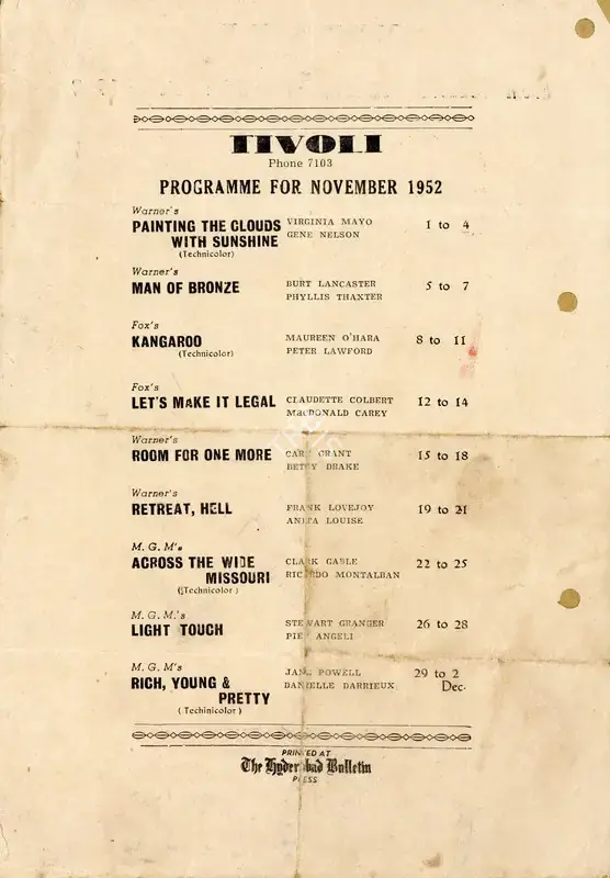 William A. Wellman (Director), Westward the Women, 1951, Handbill