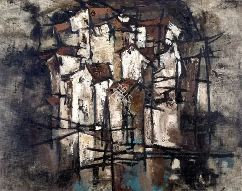 B. Prabha (Artist), Untitled, 1963, Painting