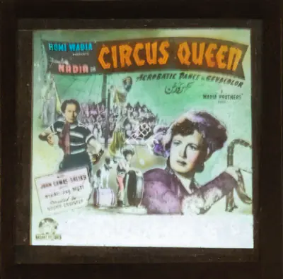 Homi Wadia (Producer), Circus Queen, 1959, Glass Slide