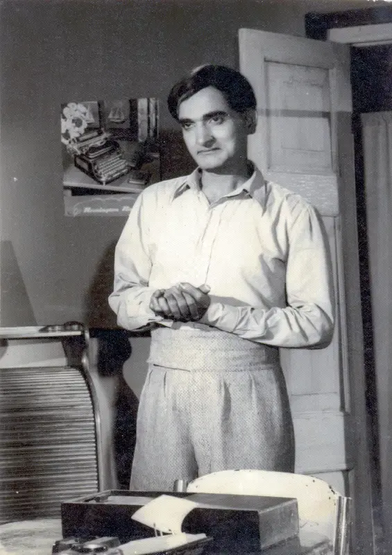 Nitin Bose (Director), Amar Saigal, 1955, Photographic Still