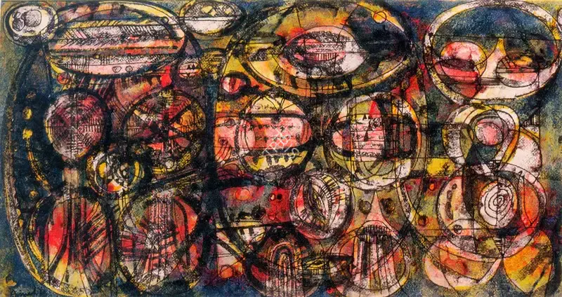 Avinash Chandra (Artist), Abstract, 1961, Painting
