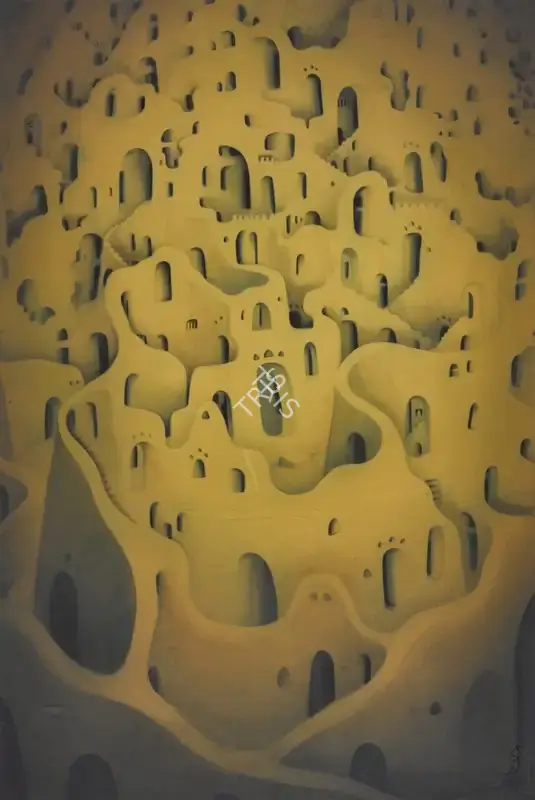 Badri Nath Arya (Artist), Gharonde, 1980, Painting