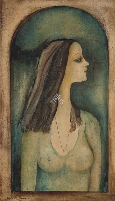 Anjolie Ela Menon (Artist), Untitled, 1979, Painting