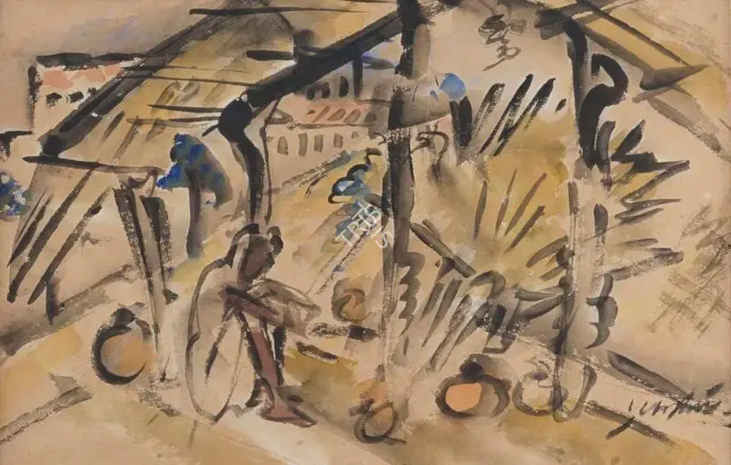 Baij, Ramkinkar (Artist). Untitled, n.d. | Painting, Pr.Onl/21.08.24, 2024 · Prinseps
