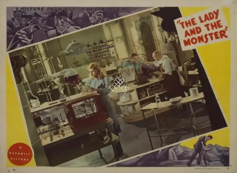 George Sherman (Director), The Lady and the Monster, 1944, Lobby Card