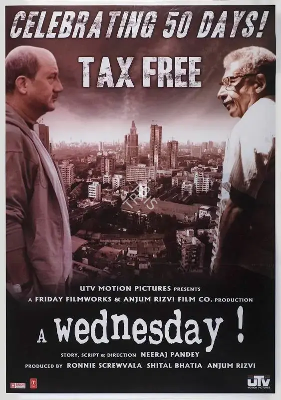 Shital Bhatia (Producer), Wednesday, A, 2008, Full Sheet Poster
