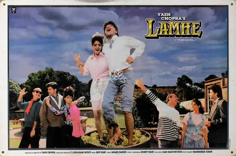 Manmohan Singh (Cinematographer), Lamhe, 1991, Lobby Card