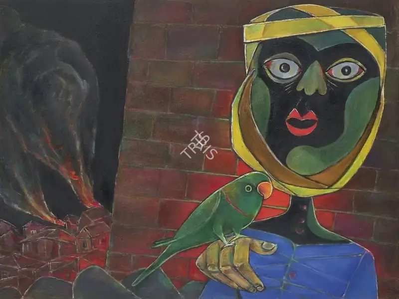 Sen, Paritosh (Artist). The Victim, 1993 | Painting, Pu.Onl/14.05.26, 2026 · Pundole