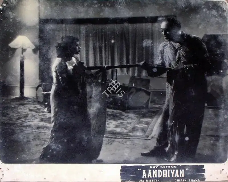 Jal Mistry (Cinematographer), Aandhiyan, 1952, Lobby Card