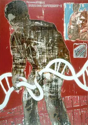 Jitish Kallat (Artist), Behaviour - Copyright I, Painting