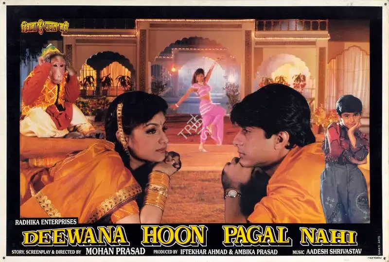 Iftekhar Ahmad (Producer), Deewana Hoon Pagal Nahi, 1998, Lobby Card