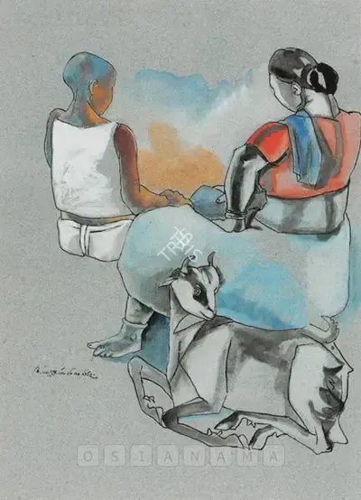 Biren De (Artist), Untitled, Painting