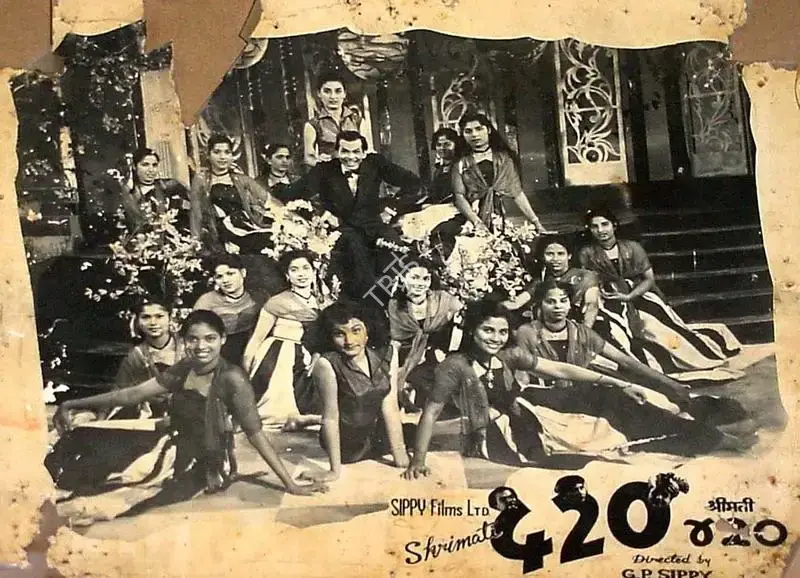 G.P. Sippy (Producer), Shrimati 420, 1956, Lobby Card