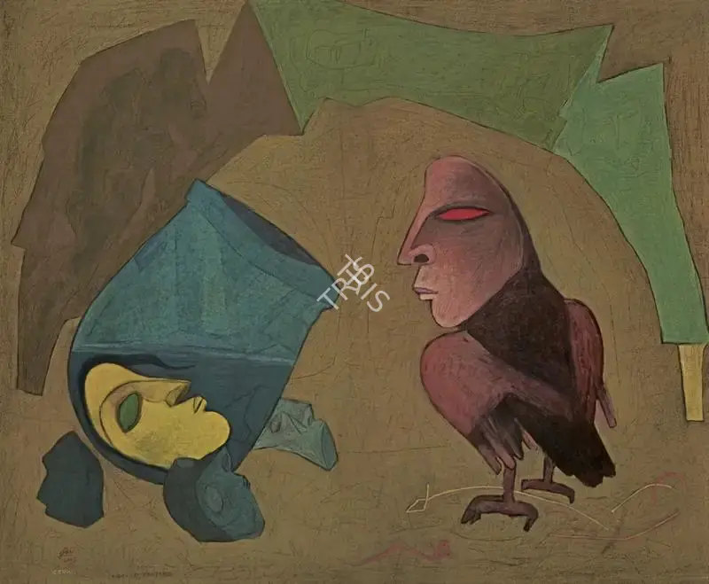 Jai Zharotia (Artist), Crow - Altering the World Series, 2001, Painting