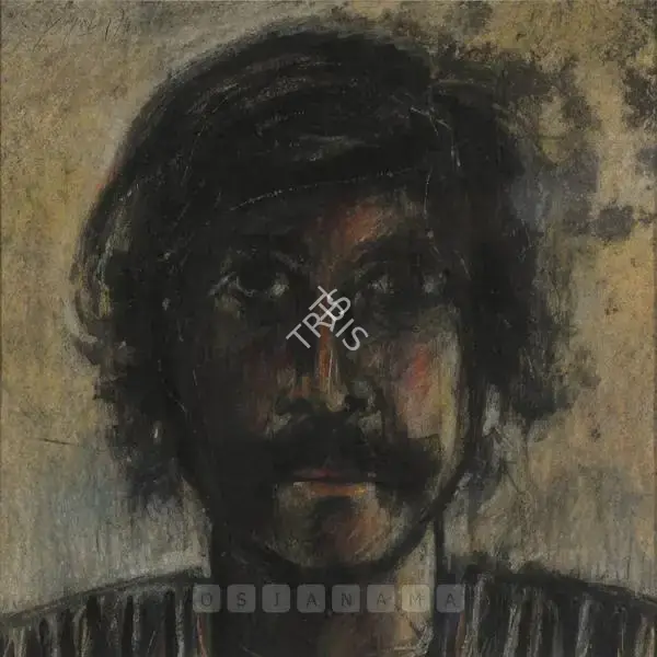 Goud, K. Laxma (Artist). Self Portrait, 1974 | Painting, Os.Del/29.03.07, 2007 · Osian's