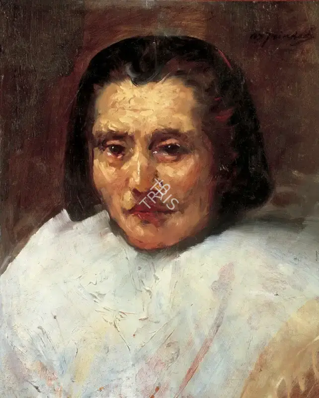A.X. Trindade (Artist), Portrait of a Lady, 1920, Painting