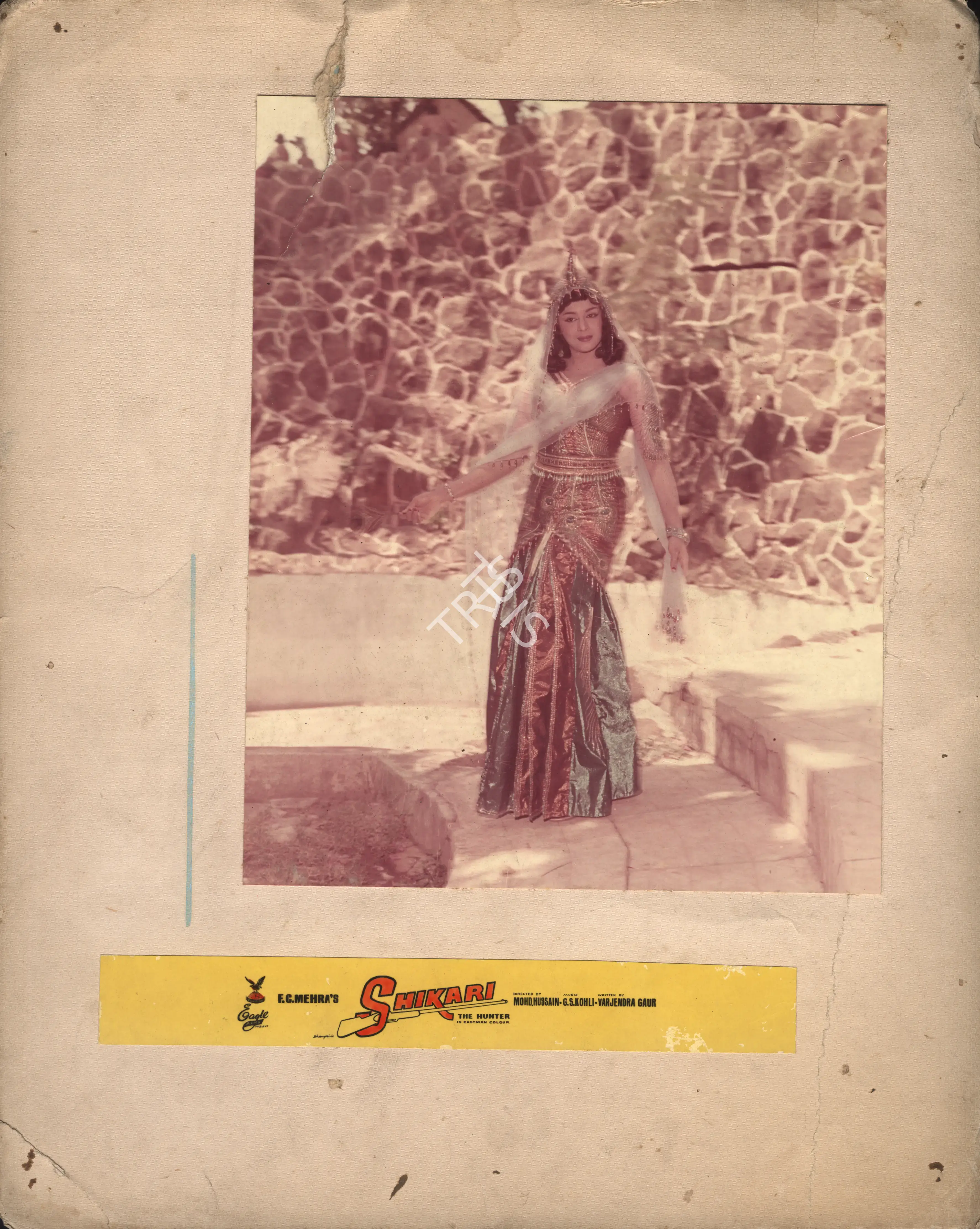 F.C. Mehra (Producer), Shikari, 1963, Photographic Still Mounted on Lobby Card