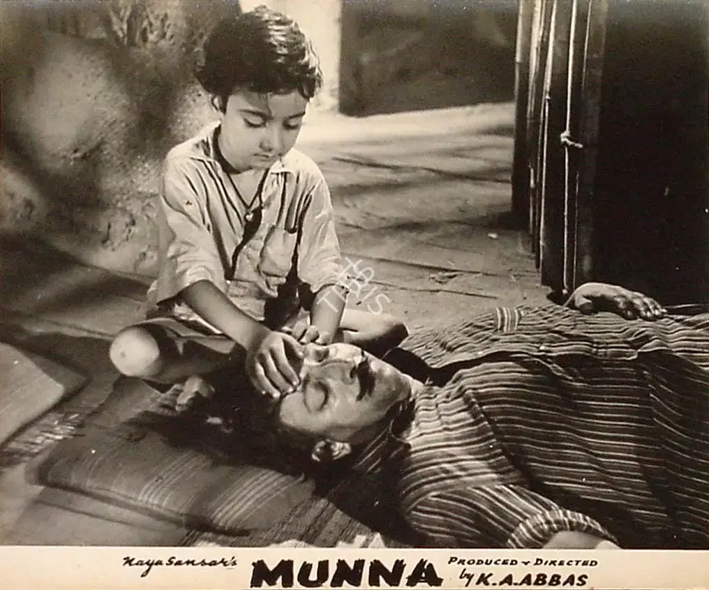 Ramachandra (ii) (Cinematographer), Munna, 1954, Lobby Card