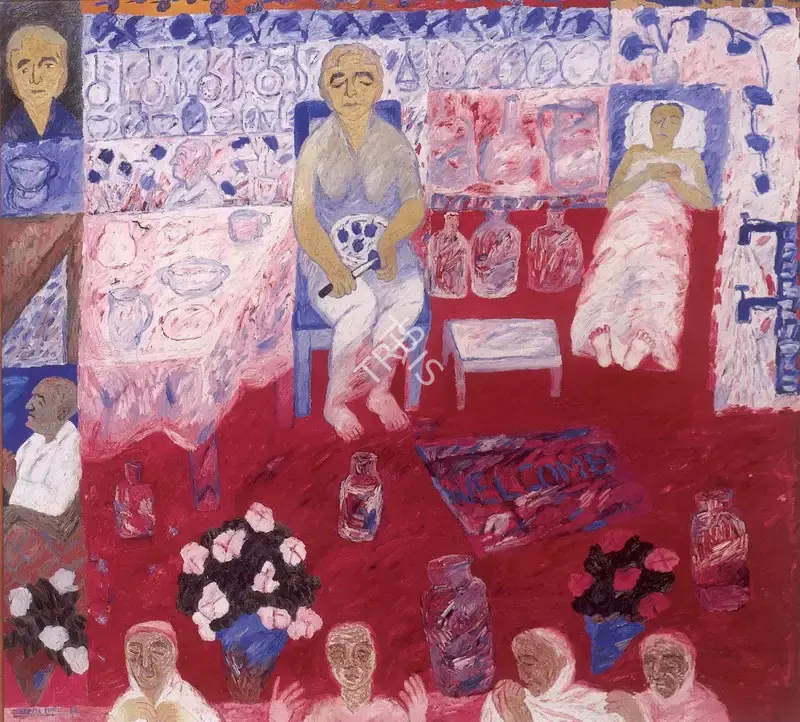 Arpita Singh (Artist), Munna Appa's Kitchen, 1994, Painting