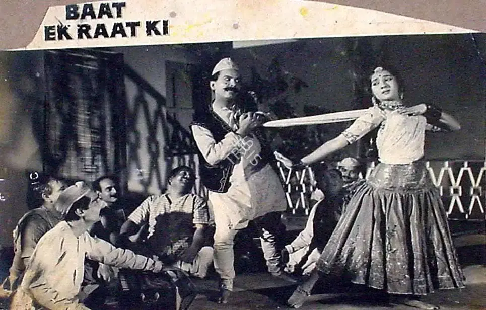 K.H. Kapadia (Cinematographer), Baat Ek Raat Ki, 1962, Lobby Card