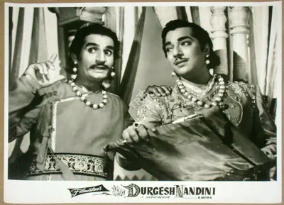 S. Mukerjee (Producer), Durgesh Nandini, 1956, Lobby Card