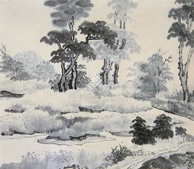 Gaganendranath Tagore (Artist), Landscape, Painting