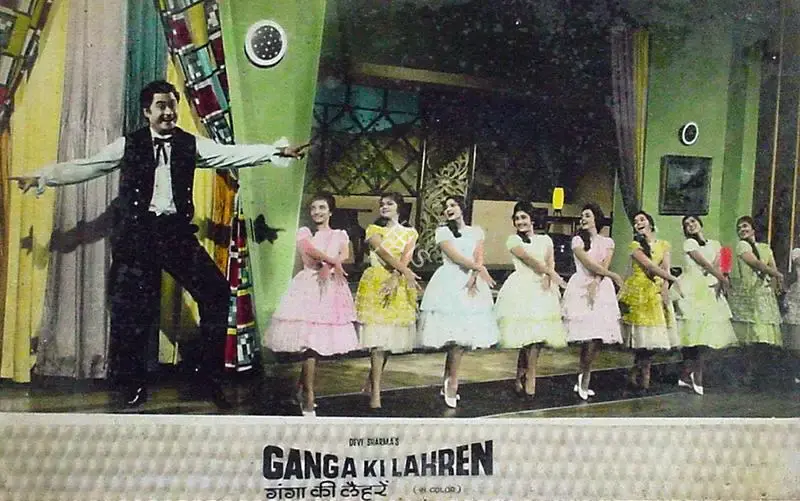 Devi Sharma (Producer), Ganga Ki Lahren, 1964, Lobby Card