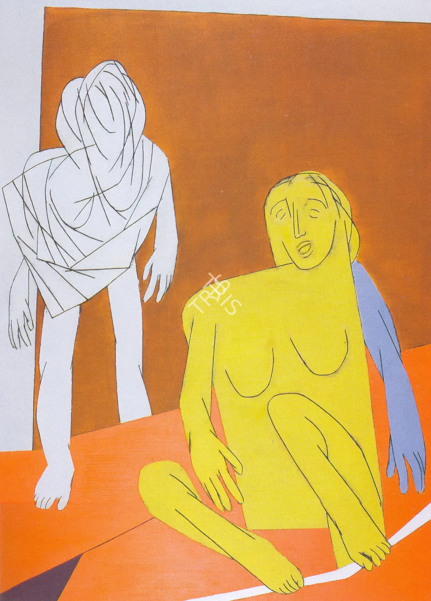 Mehta, Tyeb (Artist). Untitled, 1979 | Painting, So.NeY/03.04.96, 1979