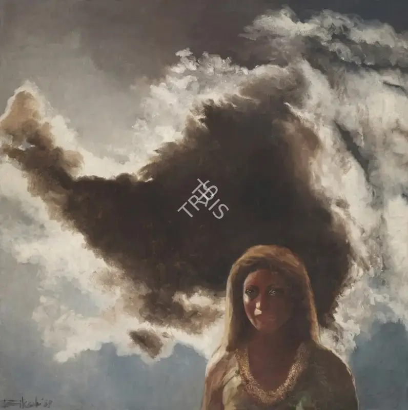 Bhattacharjee, Bikash (Artist). Joytchona, 1989 | Painting, Sa.Del/27.09.25, 2025 · Saffronart