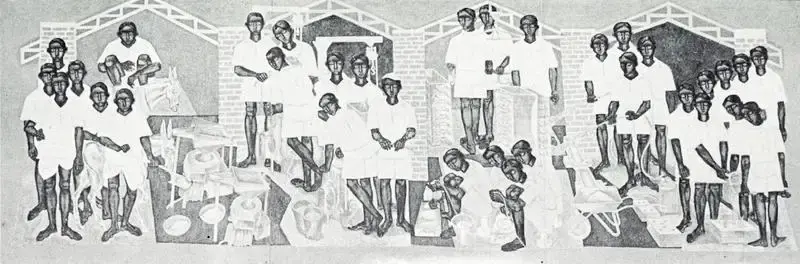 K.G. Subramanyan (Artist), Industry, 1955, Relief Work