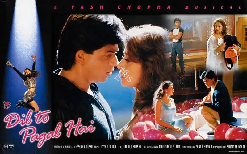 Yash Chopra (Producer), Dil To Pagal Hai, 1997, Lobby Card
