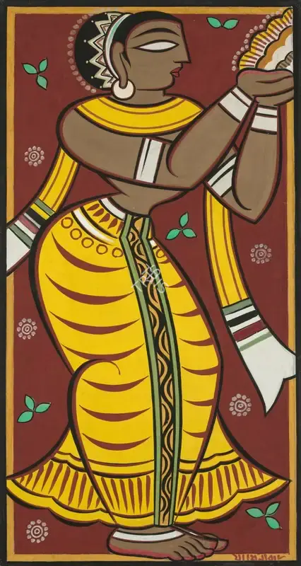 Roy, Jamini (Artist). Untitled (Gopini), n.d. | Painting, Ch.NeY/25.03.26, 2026 · Christie's