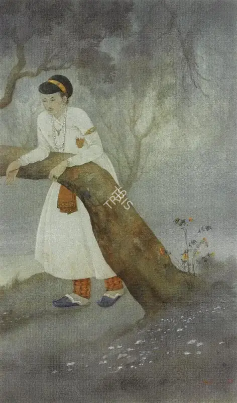 Bengal School (Artist), A Prince in Contemplation in a Forest, 1941, Painting