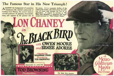 Irving Thalberg (Producer), The Blackbird, 1926, Handbill