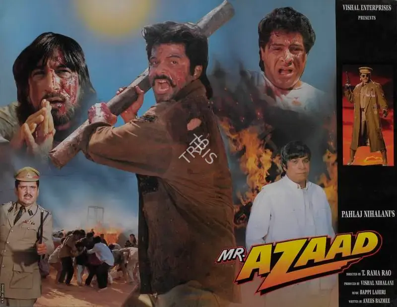 Siba Mishra (Cinematographer), Mr Azaad, 1994, Lobby Card