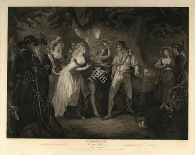 After William Hamilton (Artist), As You Like It, 1791, Aquatint