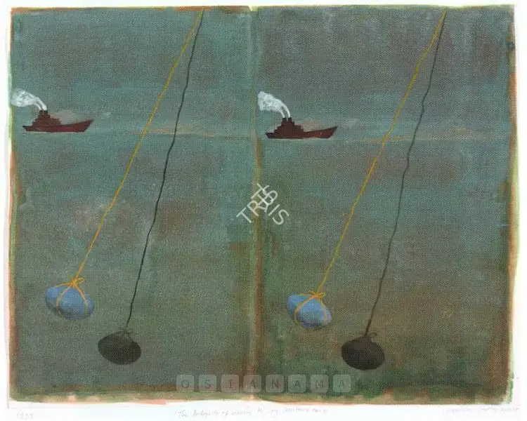 Sudarshan Shetty (Artist), The Indignity Of Having To Say Something Twice, 1999, Painting