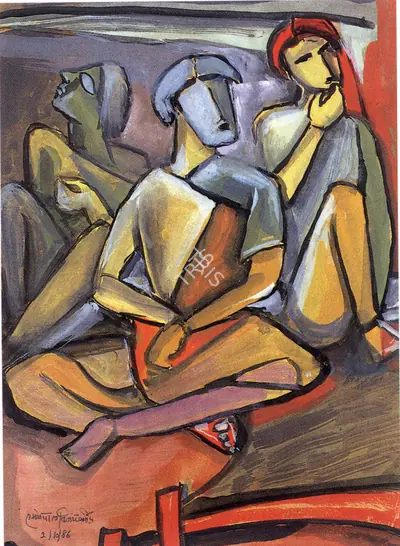 Ramgopal Vijaiwargiya (Artist), Untitled, Painting