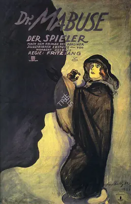 Theo Matejko (Designer), Dr. Mabuse, the Gambler, 1922, Poster